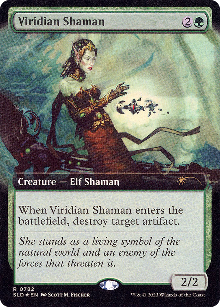 Chaman Viridian (SLD-782) - Butin Secret Lair : (Extended Art) Foil 