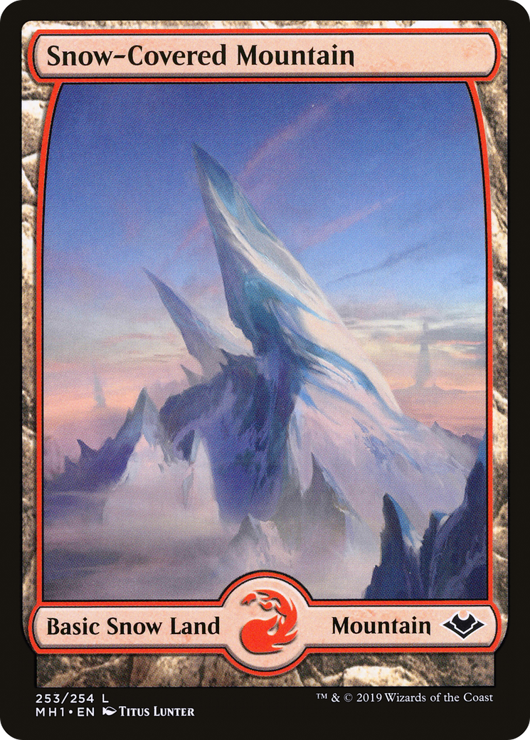 Montagne enneigée (MH1-253) - Horizons modernes 