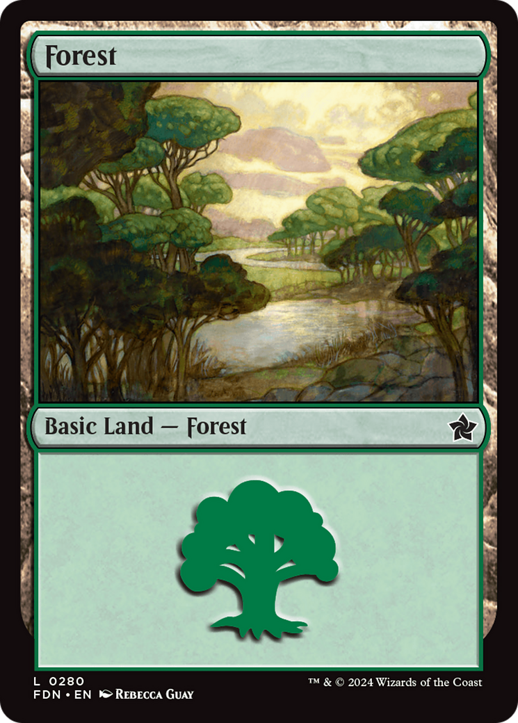 Forêt (FDN-280) - Feuille de fondation 