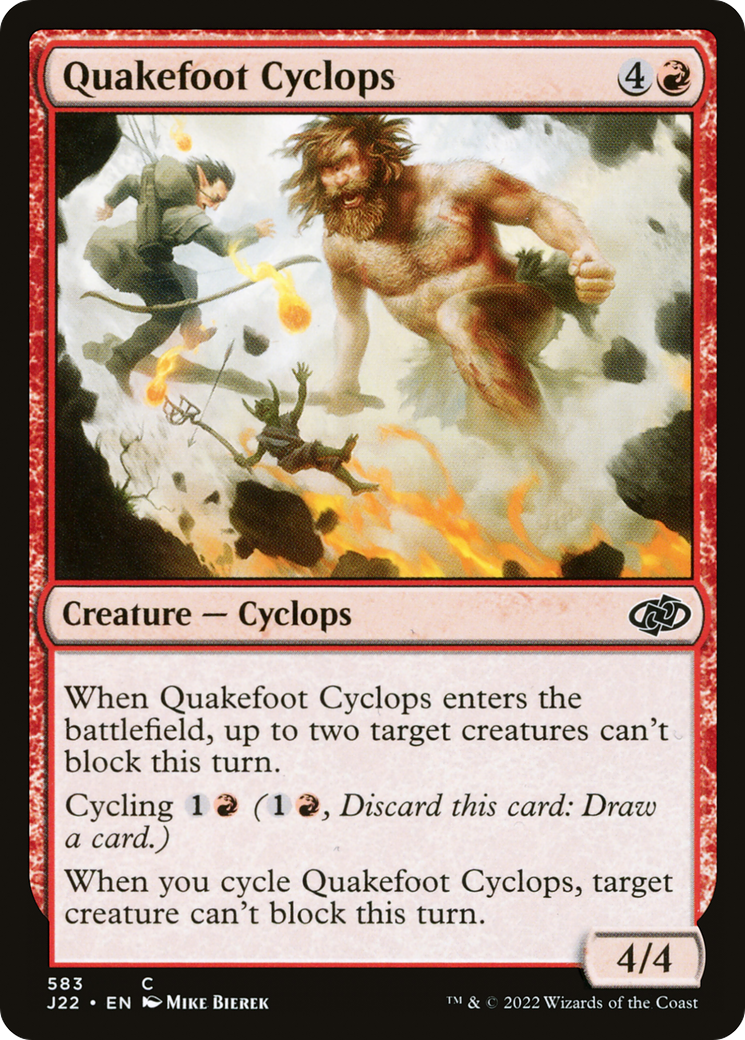 Cyclope Quakefoot (J22-583) - Jumpstart 2022 