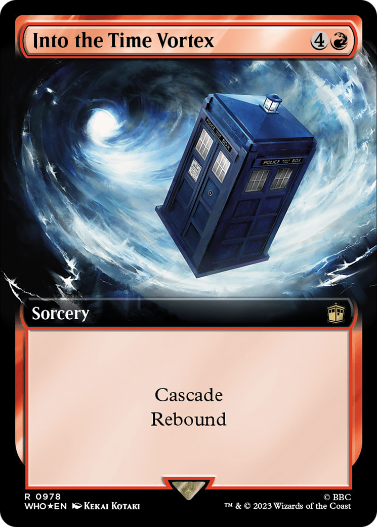 Dans le vortex temporel (WHO-978) - Doctor Who : (Extended Art) Foil 
