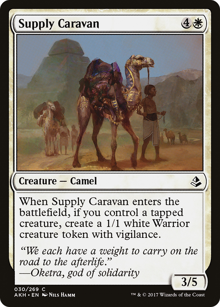 Caravane de ravitaillement (AKH-030) - Amonkhet 