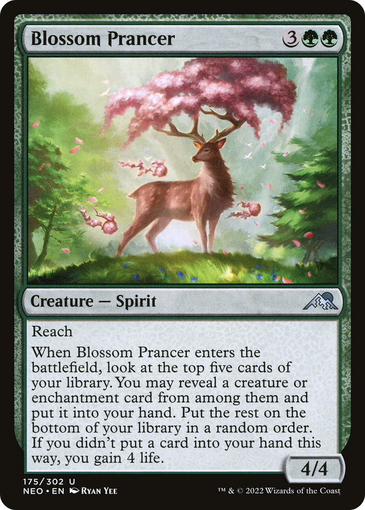 Blossom Prancer (NEO-175) - Kamigawa : Dynastie Néon 