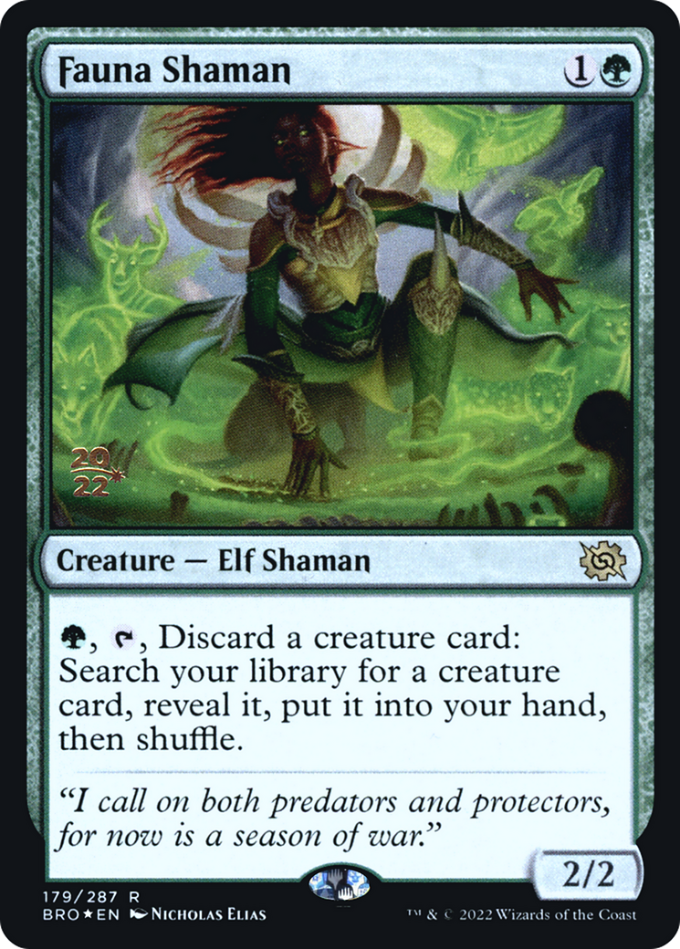 Fauna Shaman (PRE-179) - The Brothers' War Promos Foil