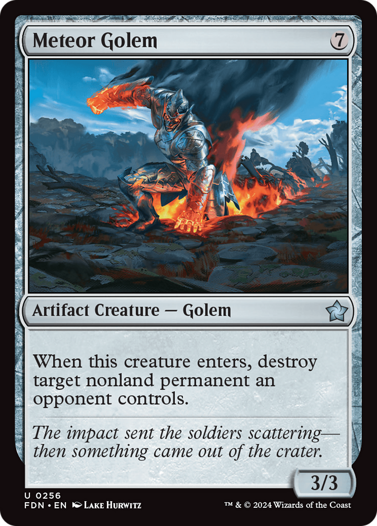 Golem Météore (FDN-256) - Fondations Foil 