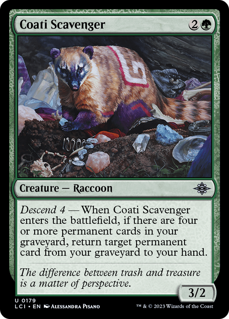Coati Scavenger (LCI-179) - The Lost Caverns of Ixalan Foil