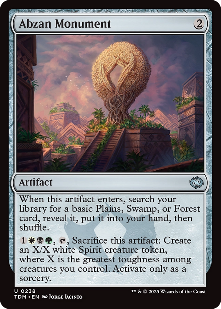 Monument d'Abzan (TDM-238) - Tarkir : Tempête de Dragons 