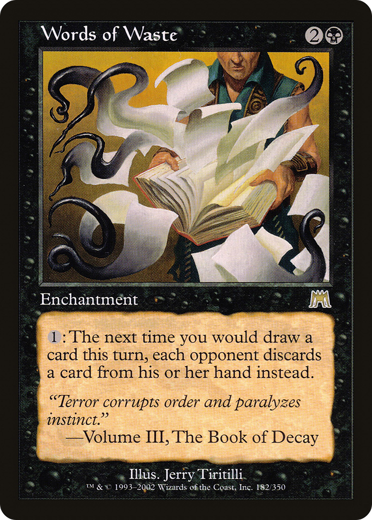 Mots de gaspillage (ONS-182) - Onslaught Foil 