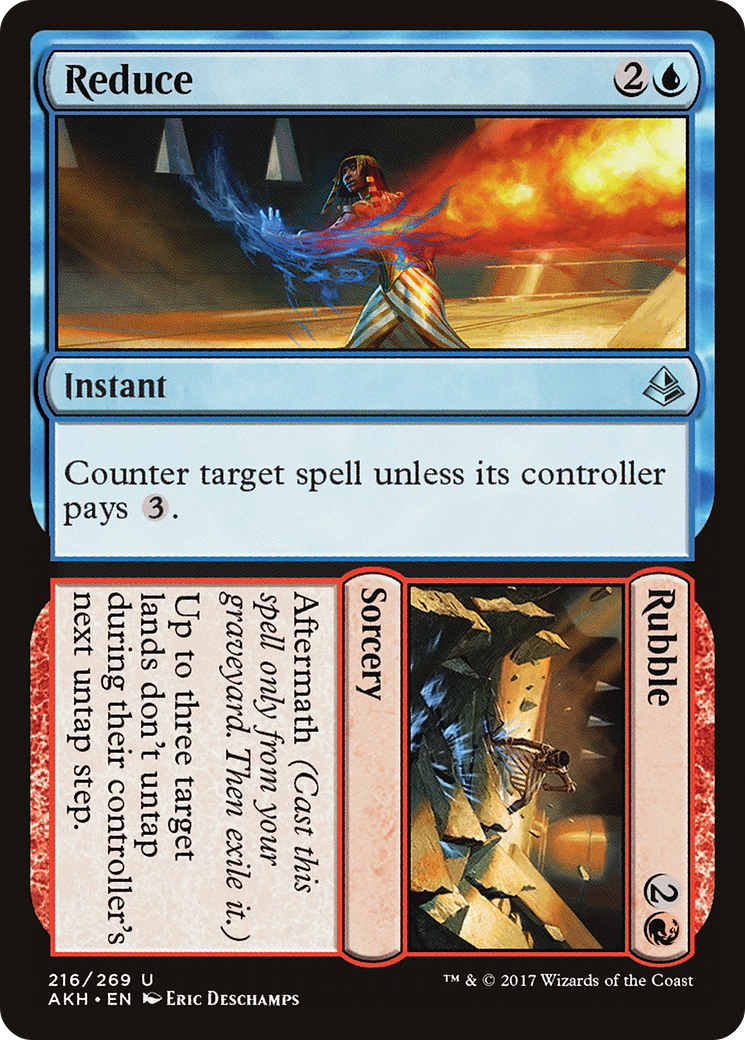 Réduire // Décombres (AKH-216) - Amonkhet Foil 