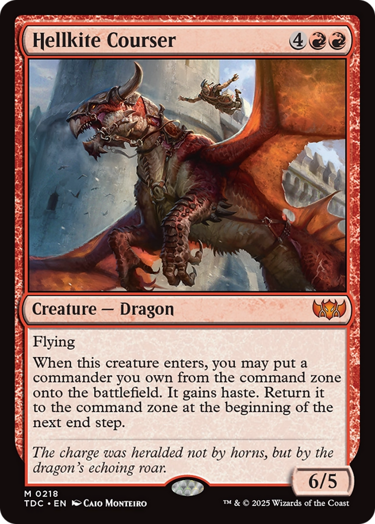 Coursier du Cerf-Volant Infernal (TDC-218) - Commandant : Tarkir : Tempête de Dragons 