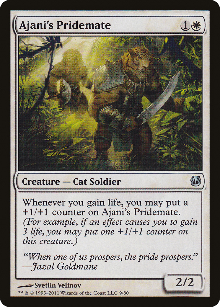 Ajani's Pridemate (DDH-009) - Duel Decks : Ajani contre Nicol Bolas 