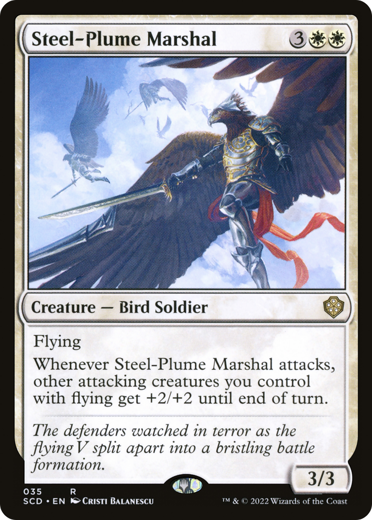 Steel-Plume Marshal (SCD-035) - Starter Commander Decks