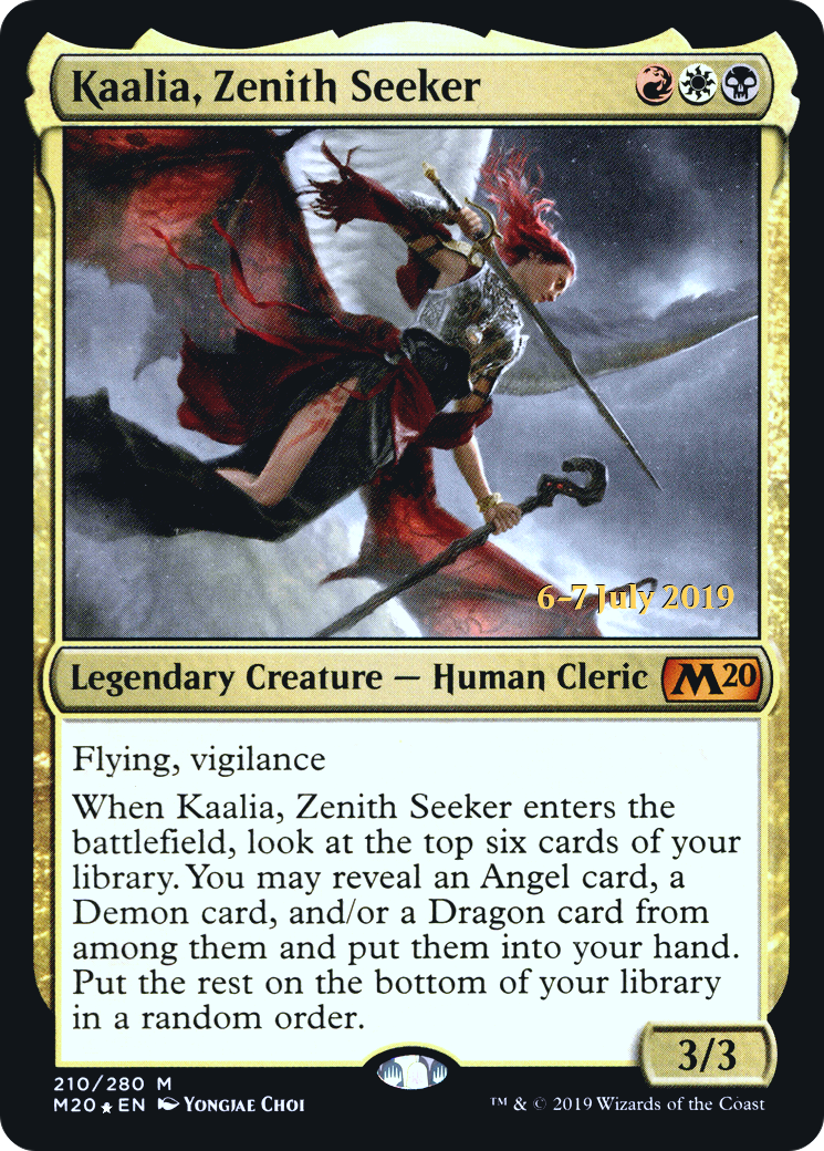 Kaalia, Zenith Seeker (PRE-210S) - Core Set 2020 Promos Foil