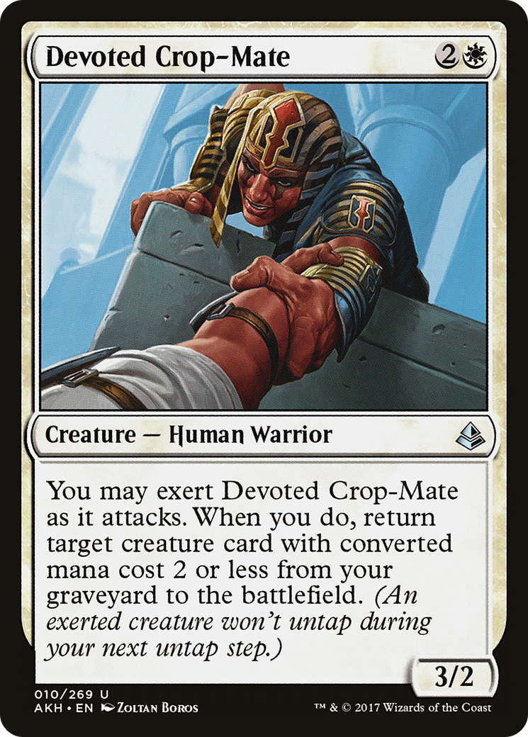 Compagnon de culture dévoué (AKH-010) - Amonkhet 