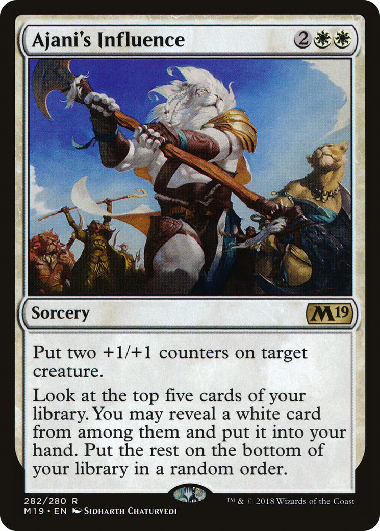L'Influence d'Ajani (M19-282) - Édition de base 2019 