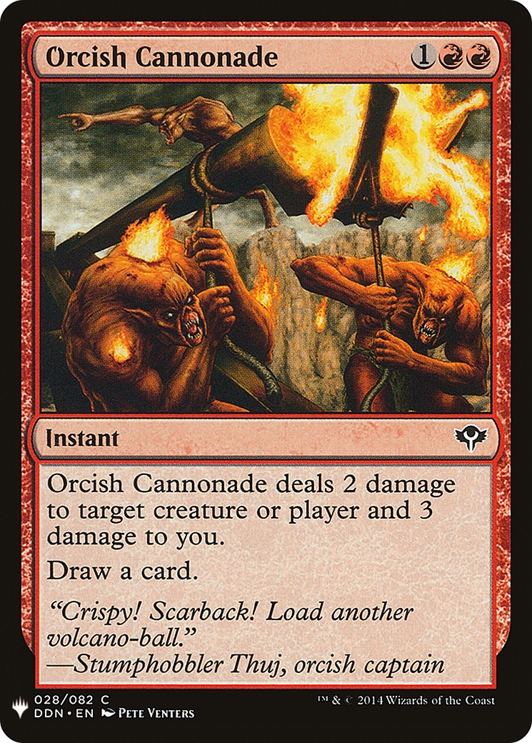Orcish Cannonade (LIST-DDN-28) - The List