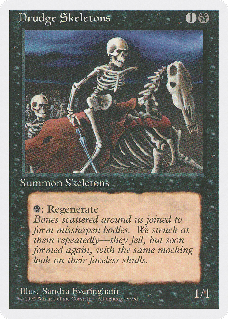 Drudge Skeletons (4ED-133) - Quatrième édition