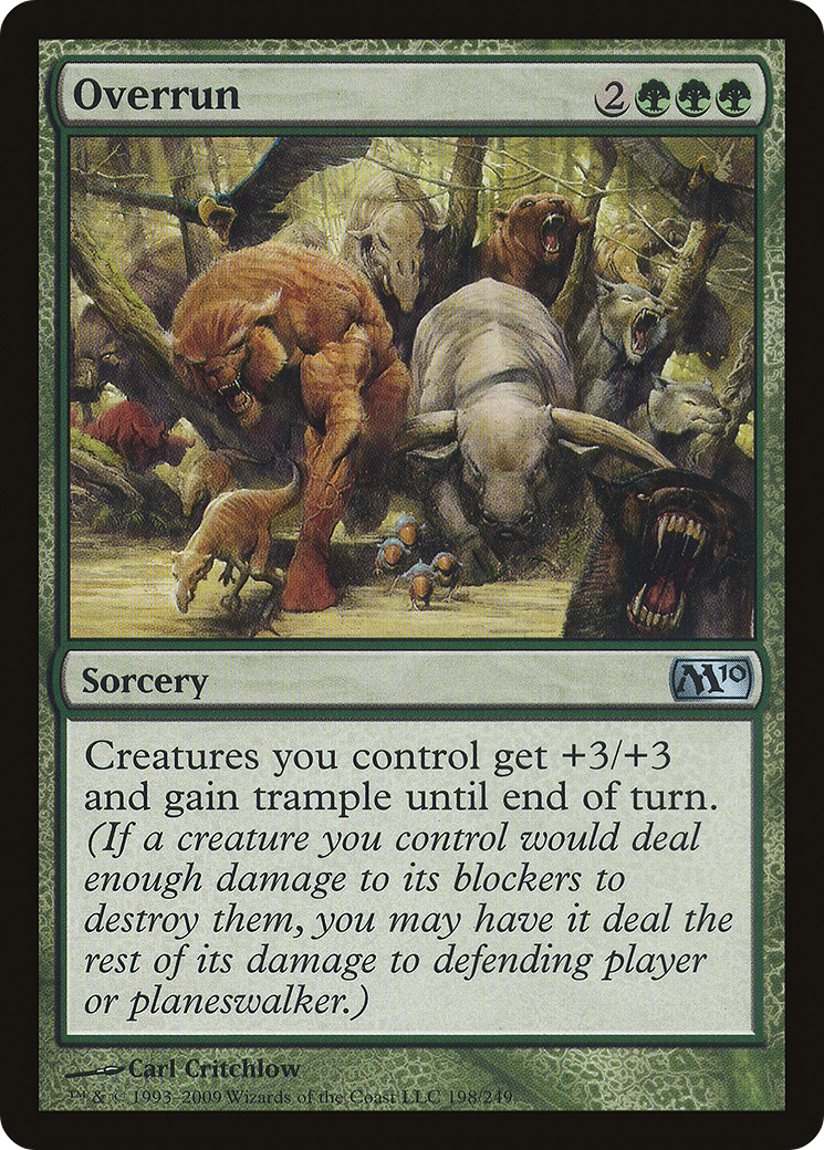 Overrun (M10-198) - Magic 2010 Foil