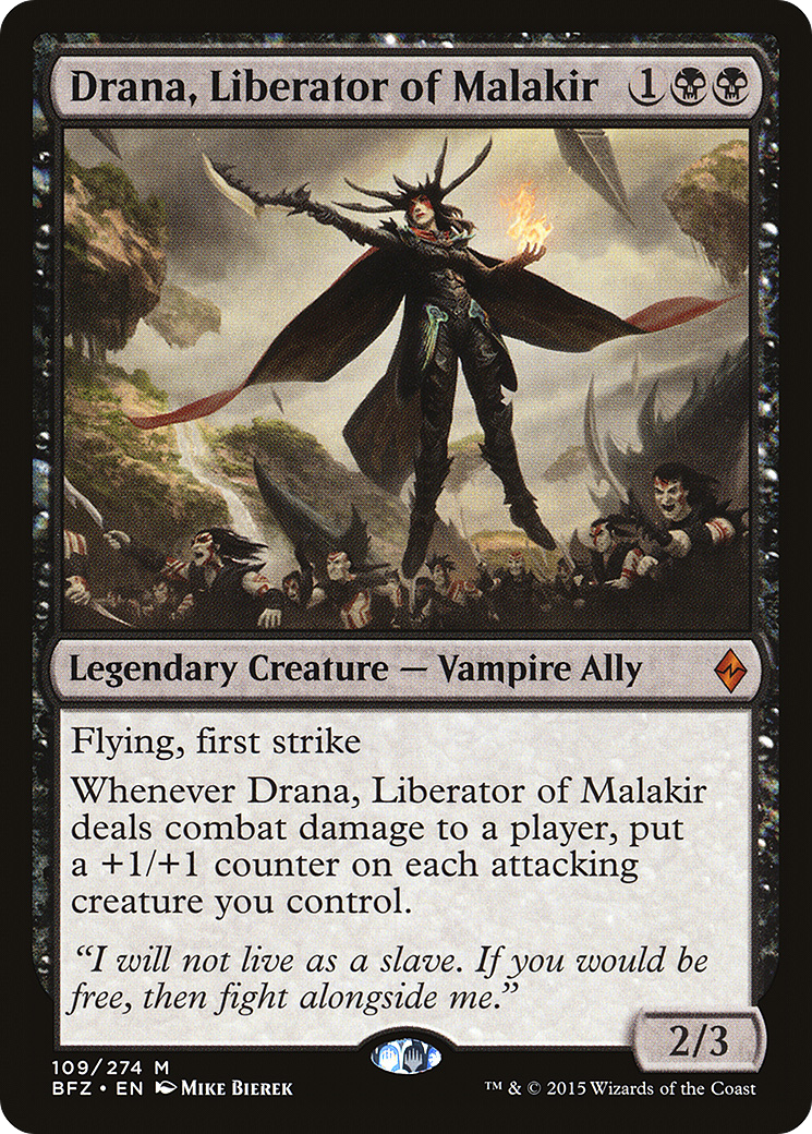 Drana, libératrice de Malakir (BFZ-109) - Bataille de Zendikar Foil