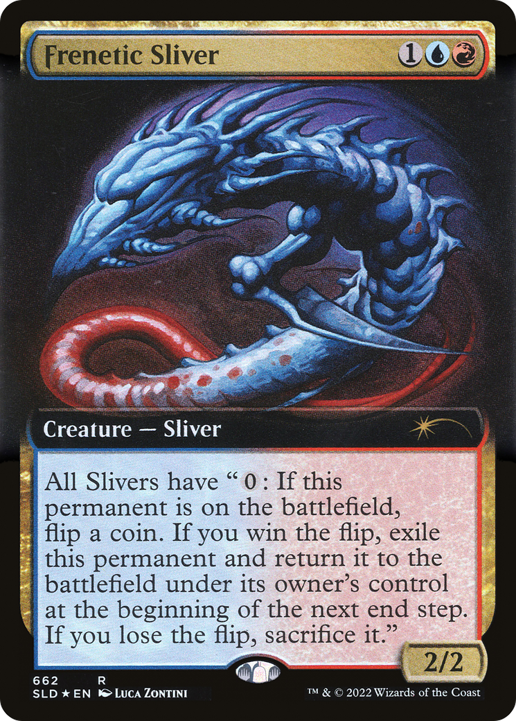 Frenetic Sliver (Extended Art) (SLD-662) - Secret Lair Drop: (Extended Art) Foil