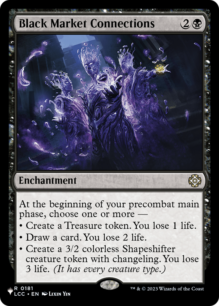 Black Market Connections (LIST-LCC-181) - The List
