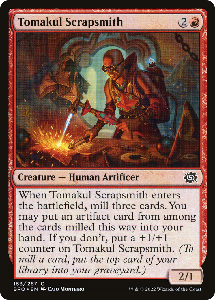 Tomakul Scrapsmith (BRO-153) - The Brothers' War Foil
