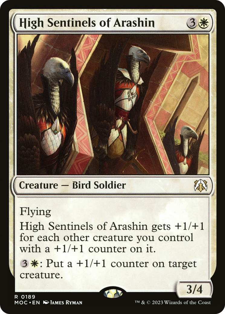 High Sentinels of Arashin (MOC-189) - March of the Machine Commander