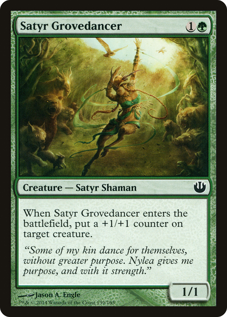 Satyr Grovedancer (JOU-139) - Voyage dans Nyx Foil 