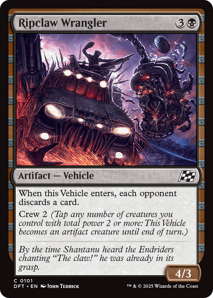 Ripclaw Wrangler (DFT-101) - Feuille Aetherdrift 
