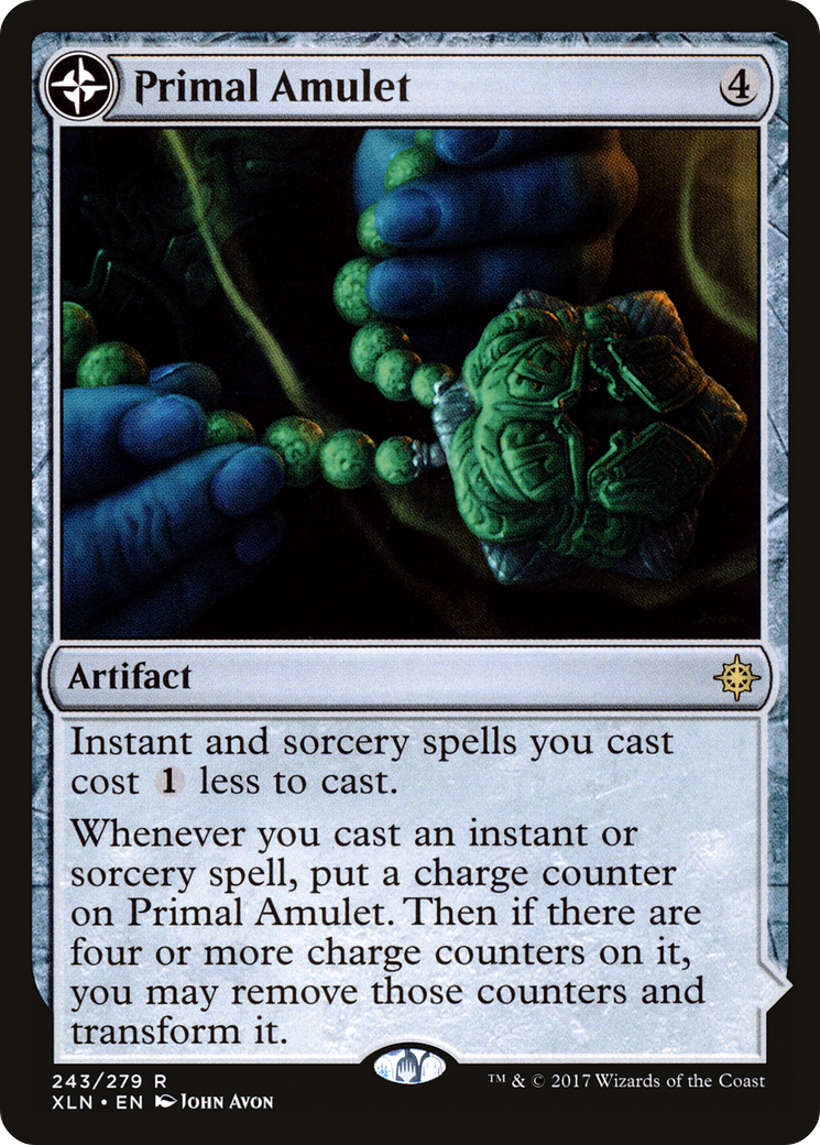 Amulette primordiale // Source primordiale (XLN-243) - Ixalan : (compasslanddfc) Feuille 