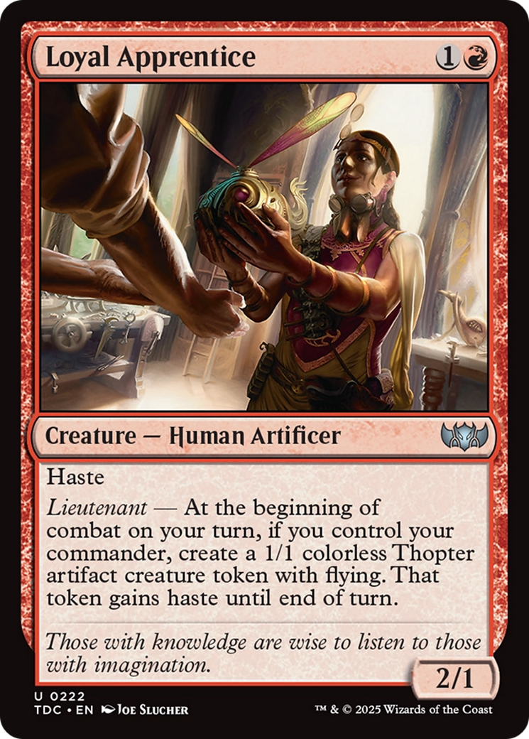 Apprenti loyal (TDC-222) - Commandant : Tarkir : Tempête de dragons 