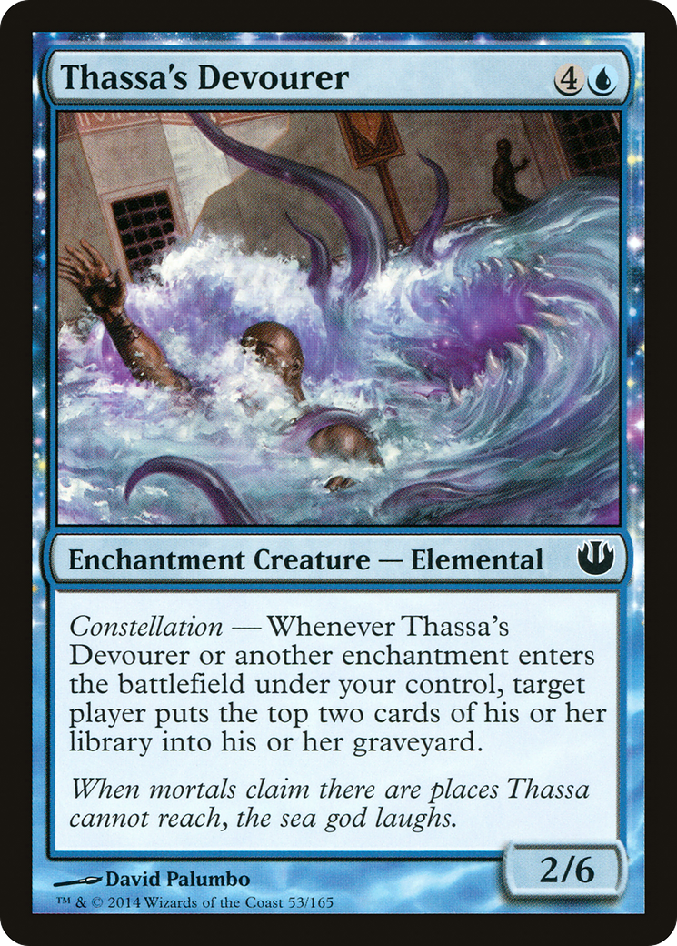 Dévoreur de Thassa (JOU-053) - Voyage dans Nyx : (enchantement) Foil 
