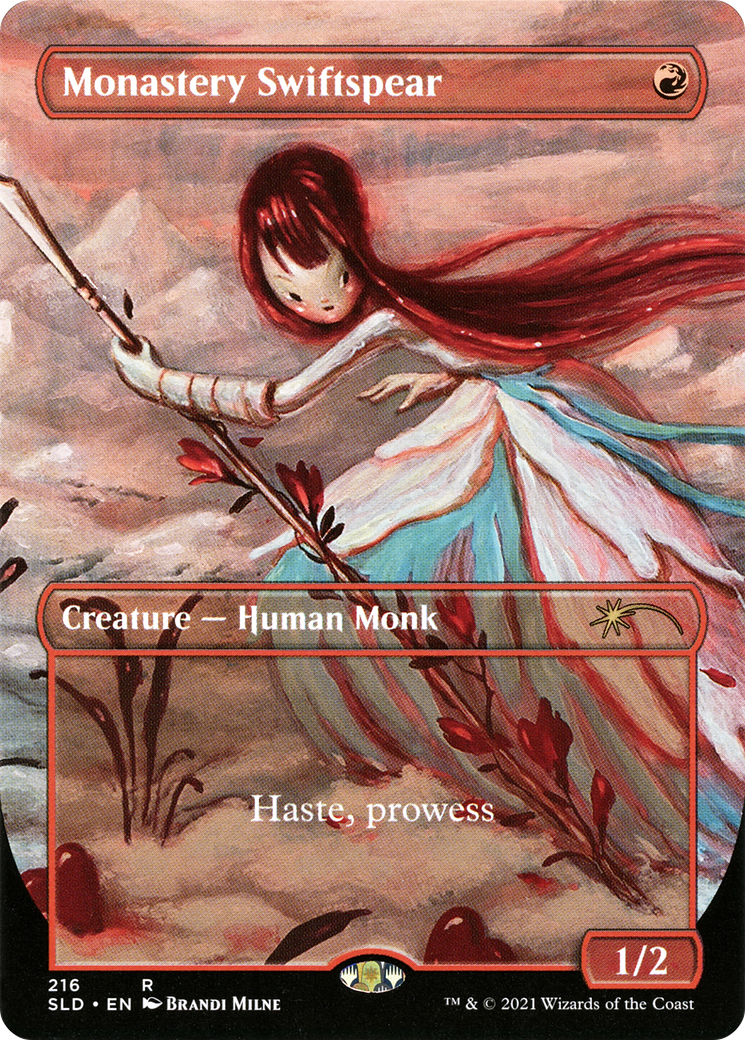 Monastery Swiftspear (SLD-216) - Secret Lair Drop (Borderless)