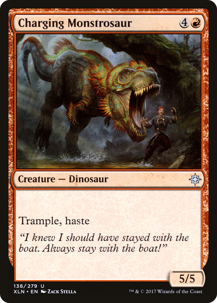 Monstrosaure en charge (XLN-138) - Ixalan Foil
