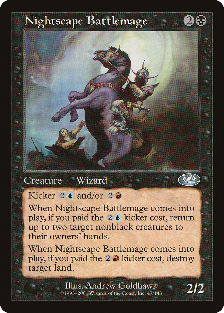 Mage de combat nocturne (PLS-047) - Planeshift Foil 
