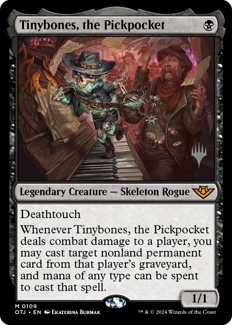 Tinybones, le pickpocket (POTJ-109P) - Promotions Outlaws of Thunder Junction 