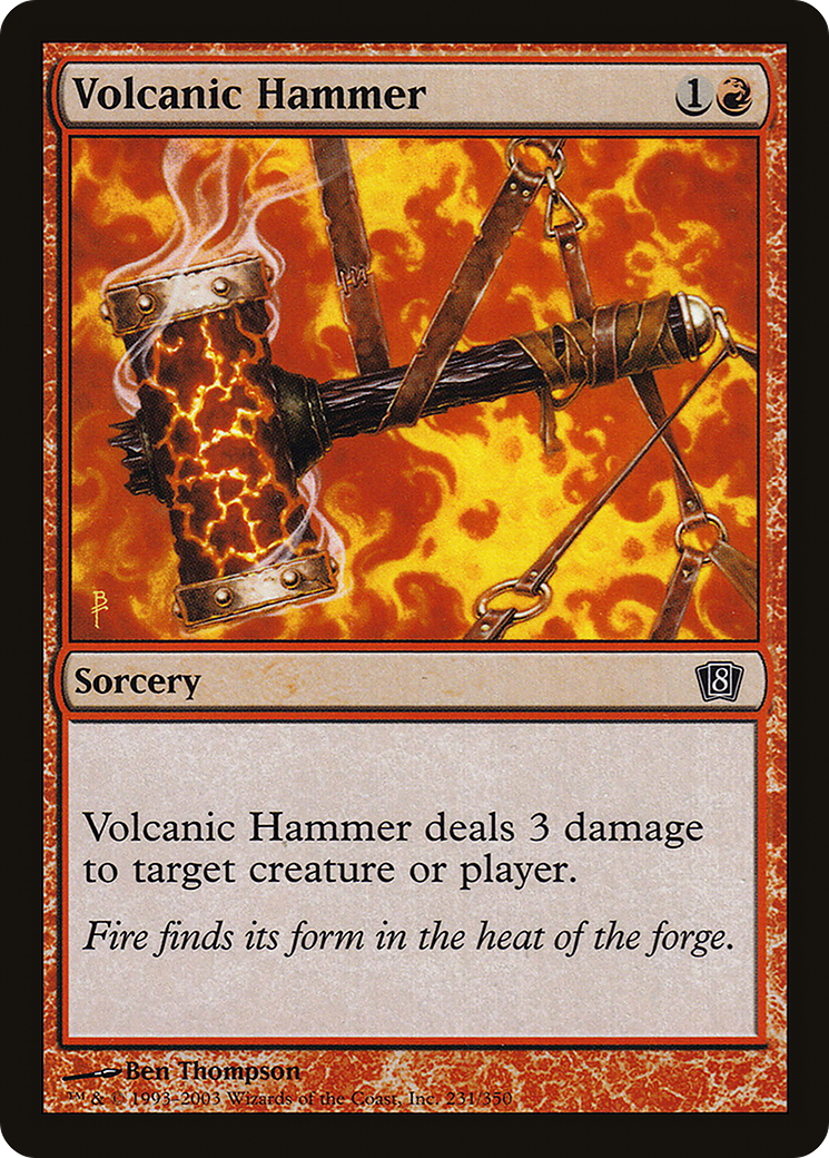 Volcanic Hammer (8ED-231★) - Huitième édition 