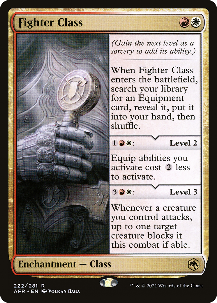 Fighter Class (AFR-222) - Adventures in the Forgotten Realms Foil