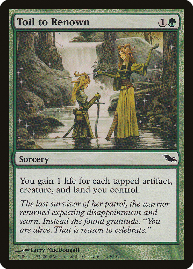 Travail pour la renommée (SHM-130) - Shadowmoor Foil 
