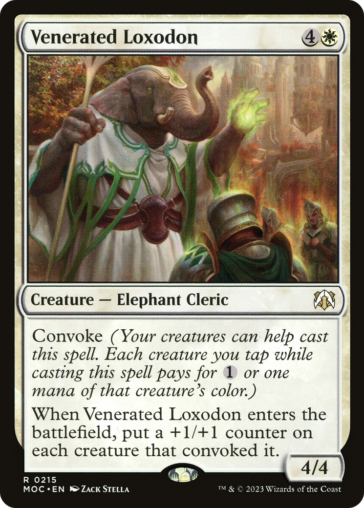Loxodon vénéré (MOC-215) - Commandant de la Marche des Machines 