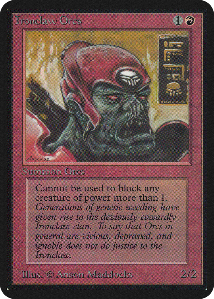 Ironclaw Orcs (LEA-) - Limited Edition Alpha