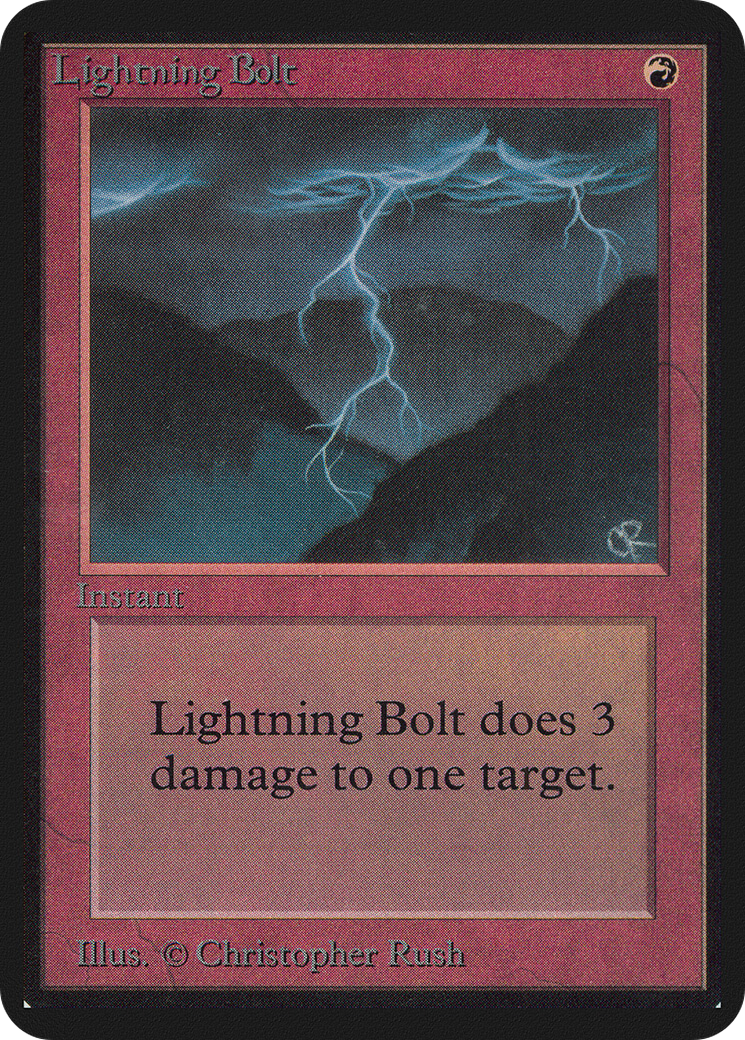 Lightning Bolt (LEA-161) - Édition limitée Alpha