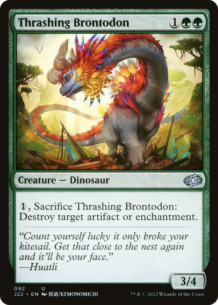 Thrashing Brontodon (J22-092) - Jumpstart 2022