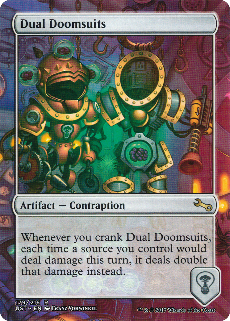 Combinaisons Doomsuits doubles (UST-179) - Feuille instable (sans bordure) 