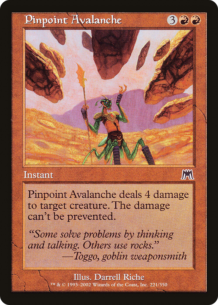 Avalanche ponctuelle (ONS-221) - Onslaught Foil 