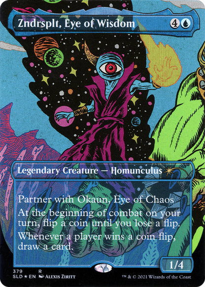 Zndrsplt, Eye of Wisdom (SLD-379) - Secret Lair Drop (Borderless) Foil