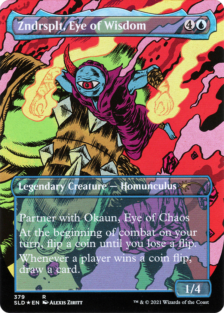 Zndrsplt, Eye of Wisdom (SLD-379) - Secret Lair Drop (Borderless)