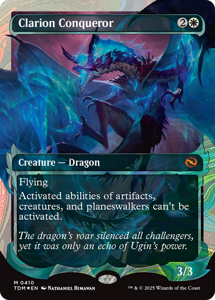 Clarion Conqueror (Vitrine) (Halo Foil) (TDM-410) - Tarkir : Dragonstorm 