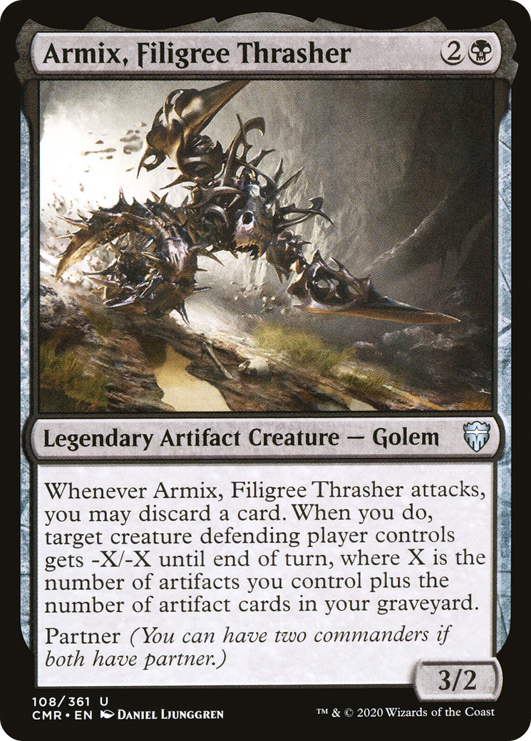 Armix, Filigree Thrasher (CMR-108) - Commander Legends Foil 