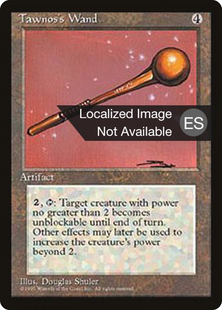 Tawnos's Wand (4BB-) - Fourth Edition Foreign Black Border